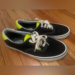 Vans Black and Yellow Sneakers